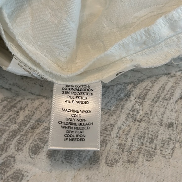 Ann Taylor Loft women’s white Marisa Skinny pants~ Size 6 - Picture 10 of 10